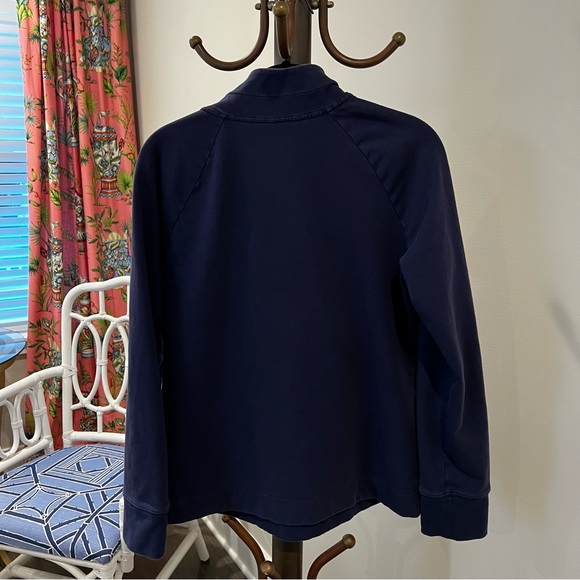 Lilly Pulitzer Navy Popover Sweatshirt - Medium - Picture 2 of 3